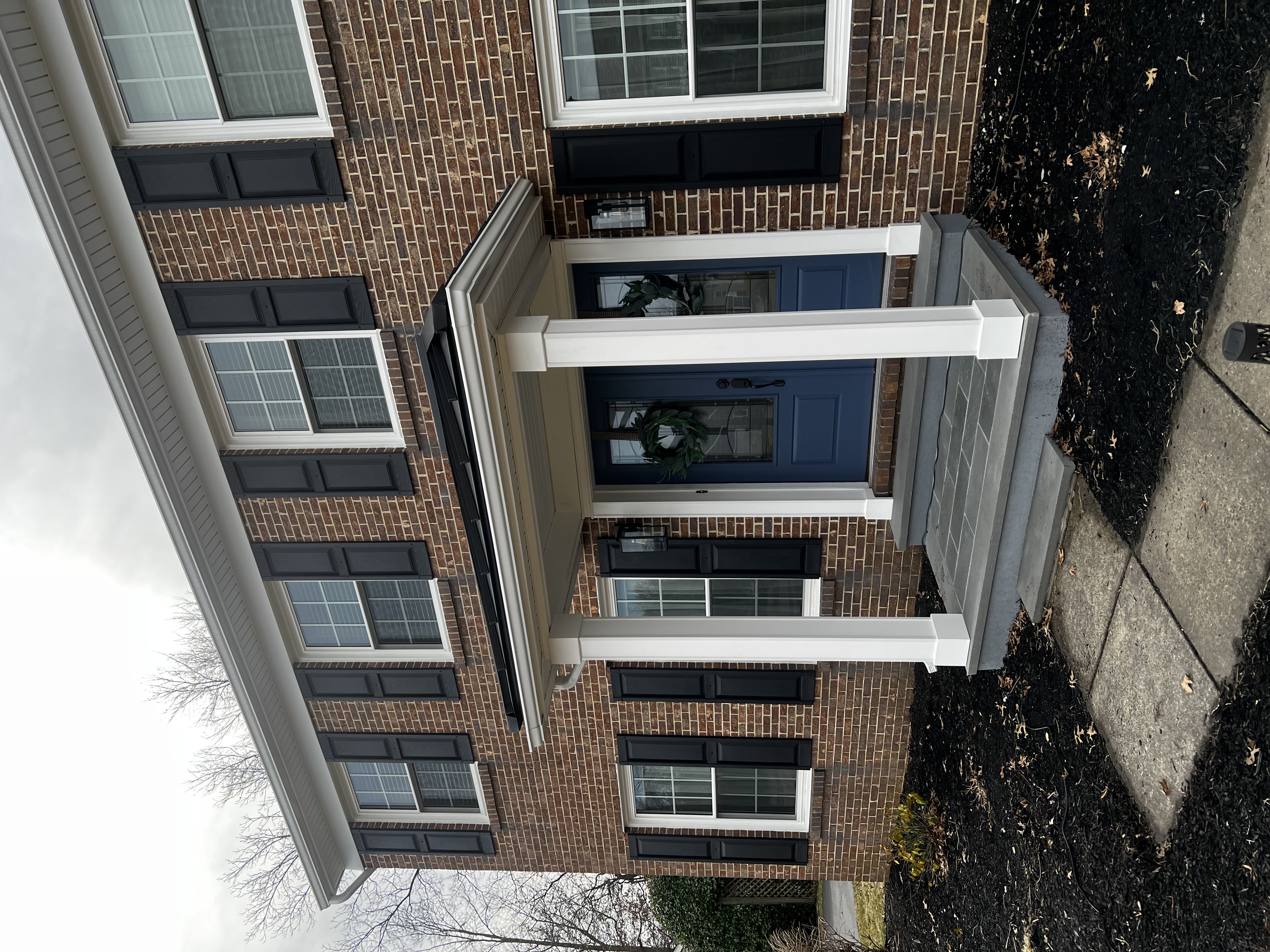Front entrance and facade project 13 by Universal Design LLC - enhancing curb appeal in Yardley and Newtown PA