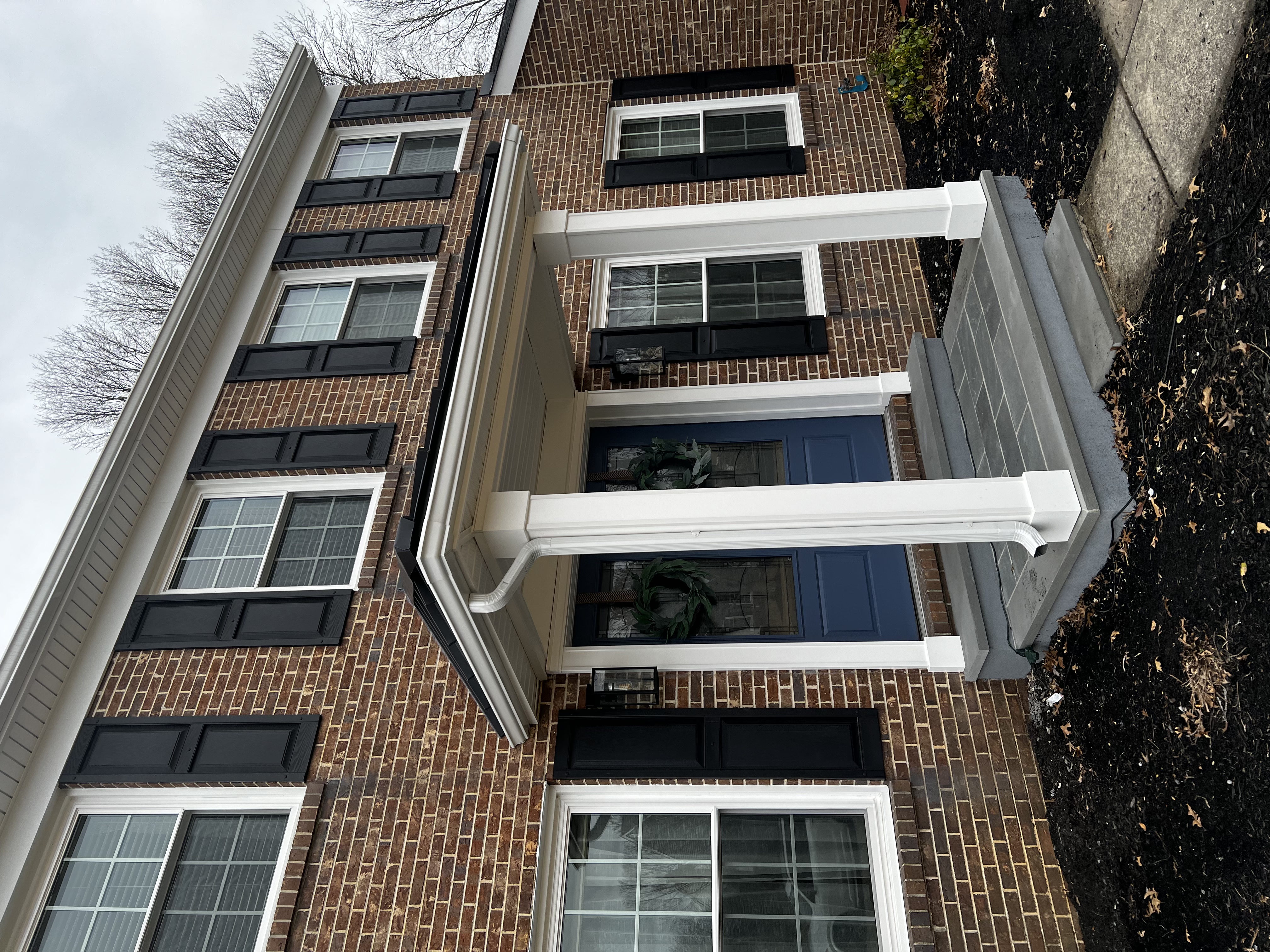 Front entrance and facade project 14 by Universal Design LLC - enhancing curb appeal in Yardley and Newtown PA