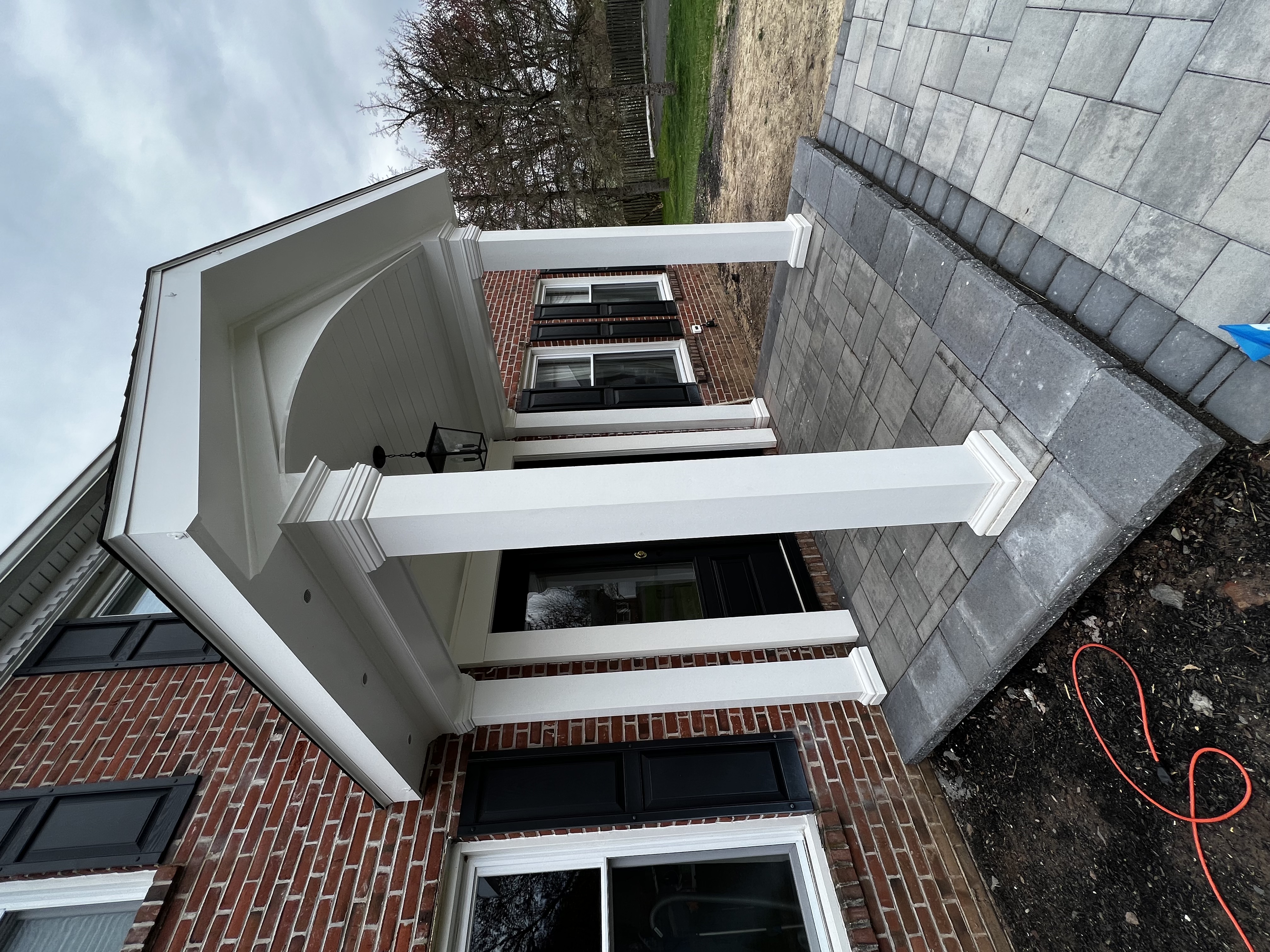 Front entrance and facade project 6 by Universal Design LLC - enhancing curb appeal in Yardley and Newtown PA