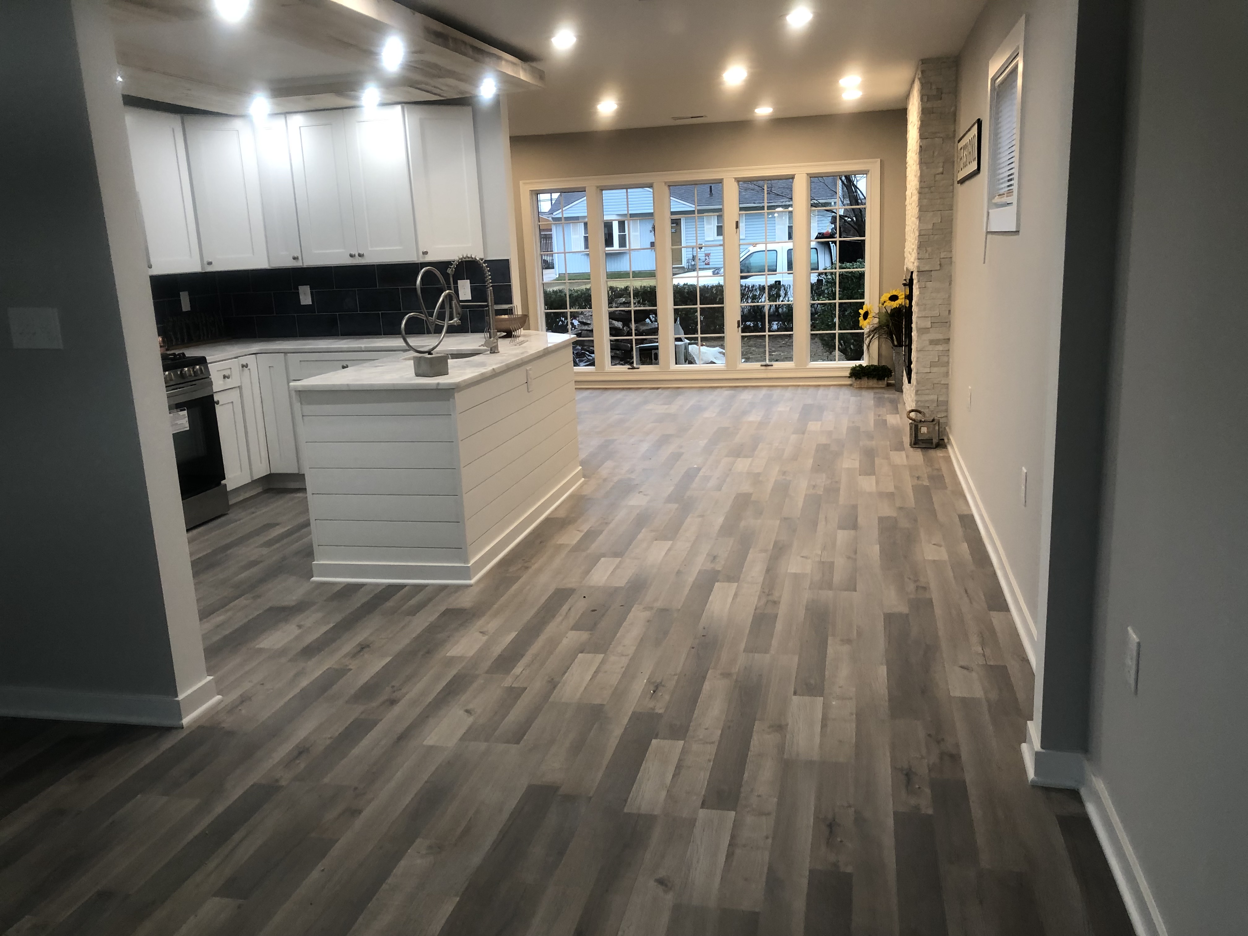 Professional kitchen remodeling project 1 by Universal Design LLC in Bucks County PA - custom cabinets, countertops, and modern design